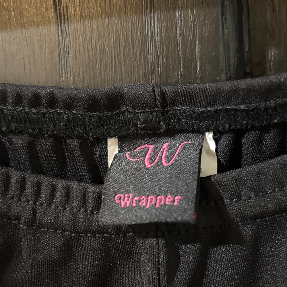 Wrapper Wide Leg Pants in Black - Picture 2 of 3